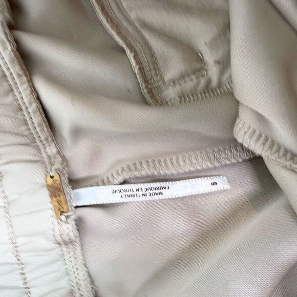 Free People Sophie Track Pants Womens Small Athleisure Pull On Tan 90s y2k - Picture 7 of 13